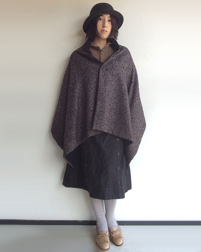 djangoatour リバーシブルケープ