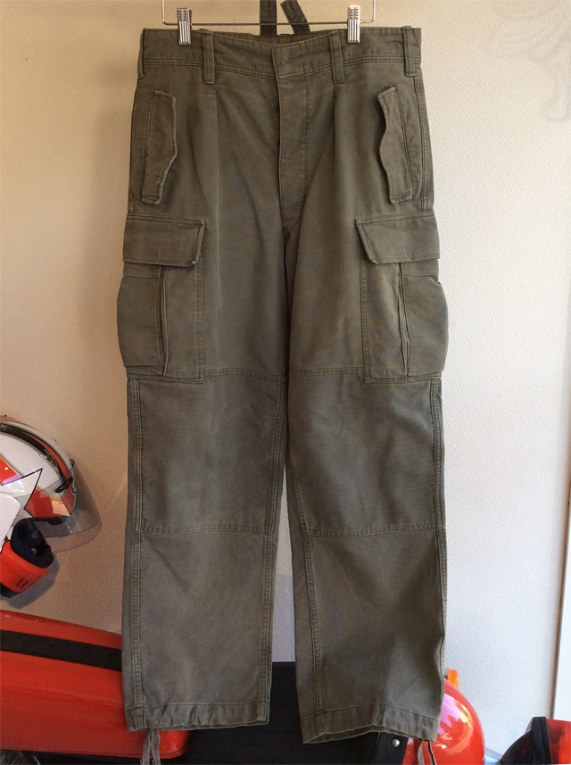 1960's German Military Moleskin Pants Khaki