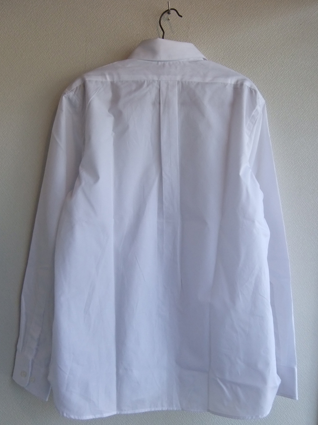 Widespread Collar Shirt White Broadcloth