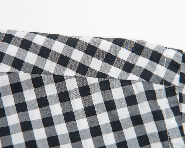 Widespread Shirt, Black Gingham Workers