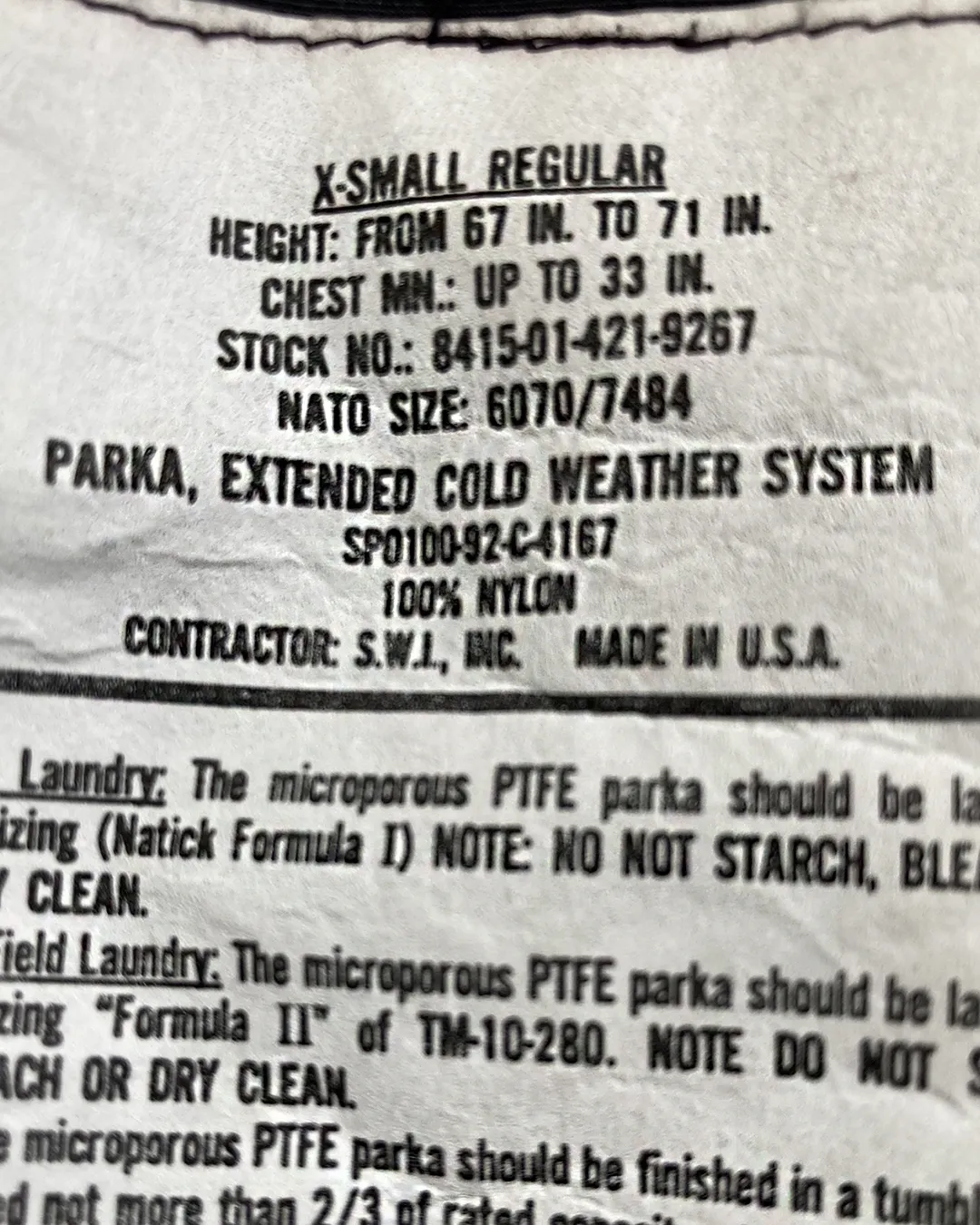 ECWCS GEN2 Gore-Tex Parka