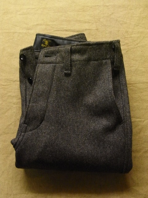 DAファクトリーウールパンツ da factory wool pants charcoal DjangoAtour