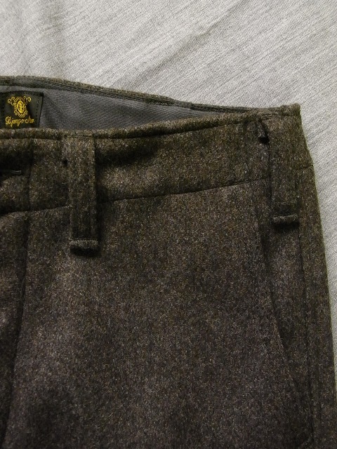 DAファクトリーウールパンツ da factory wool pants charcoal DjangoAtour