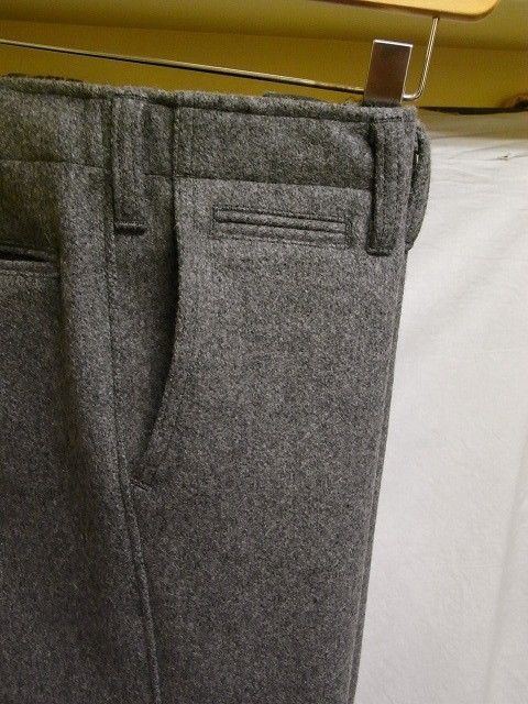 DAファクトリーウールパンツ da factory wool pants grey DjangoAtour