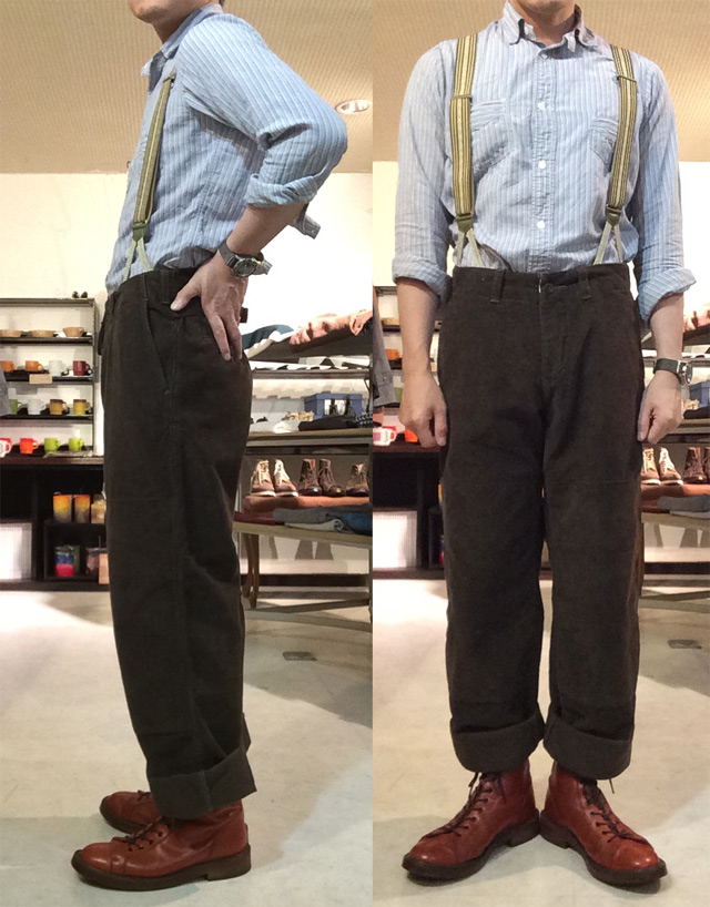 french farmers pants 硫化olive