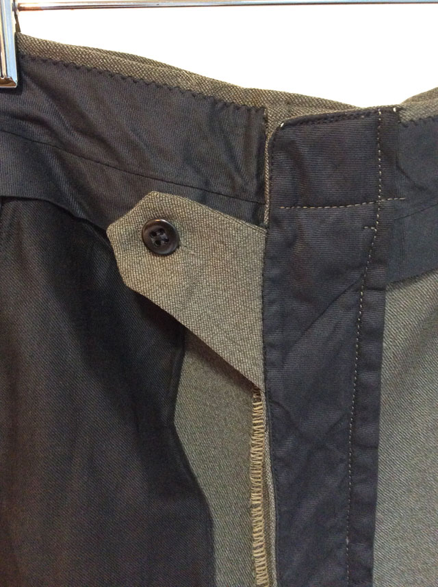 U.S Wool Leather Trimming Trousers by L.L.Bean Grey