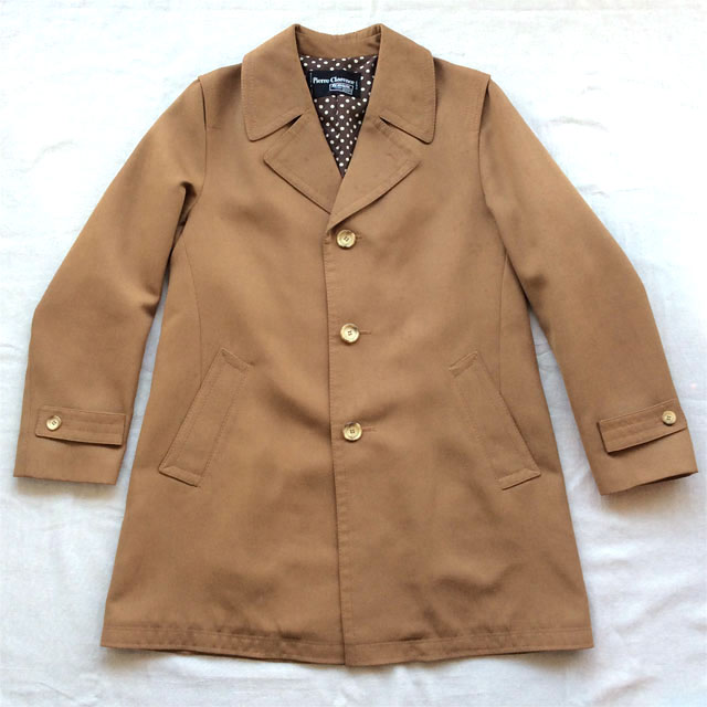 1960's French Mods Style Coat Brown