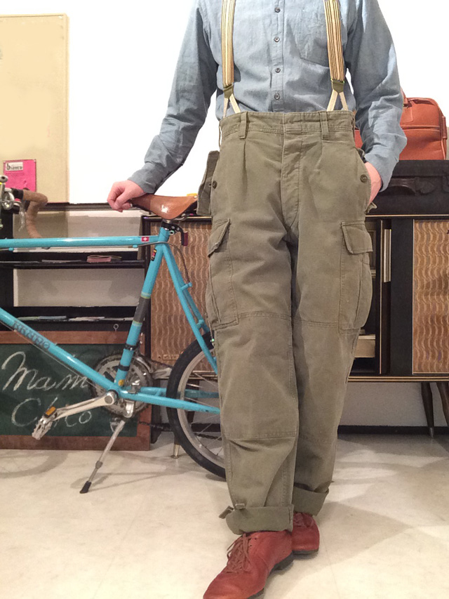 1960's German Military Moleskin Pants Khaki - マメチコ Fashion and 