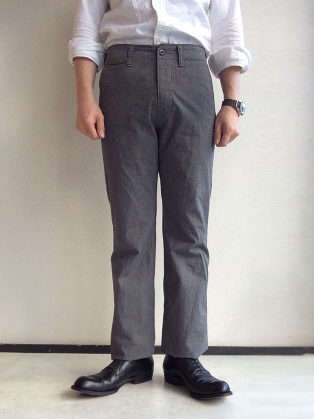 DAファクトリーパンツ グレー DA factory pants grey／DjangoAtour