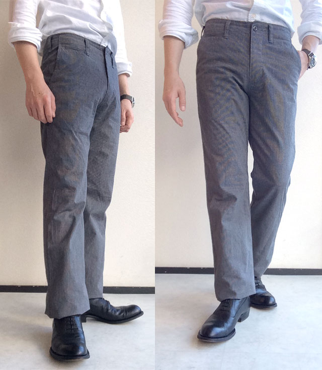 DAファクトリーパンツ グレー DA factory pants grey／DjangoAtour 