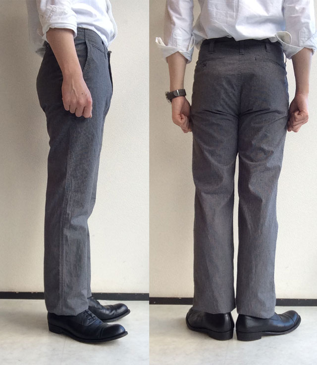 DAファクトリーパンツ グレー DA factory pants grey／DjangoAtour