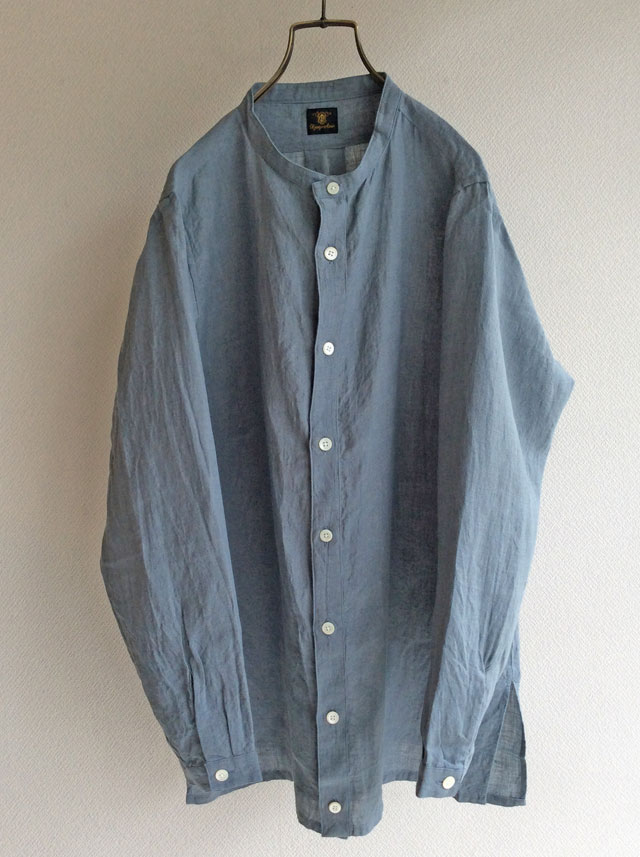 a belgium-linen shirtcardigan