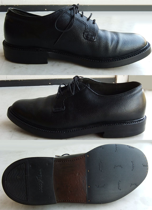 ハノーバー L.B.シェパードHanover L.B.Sheppard Leather Shoes Black 