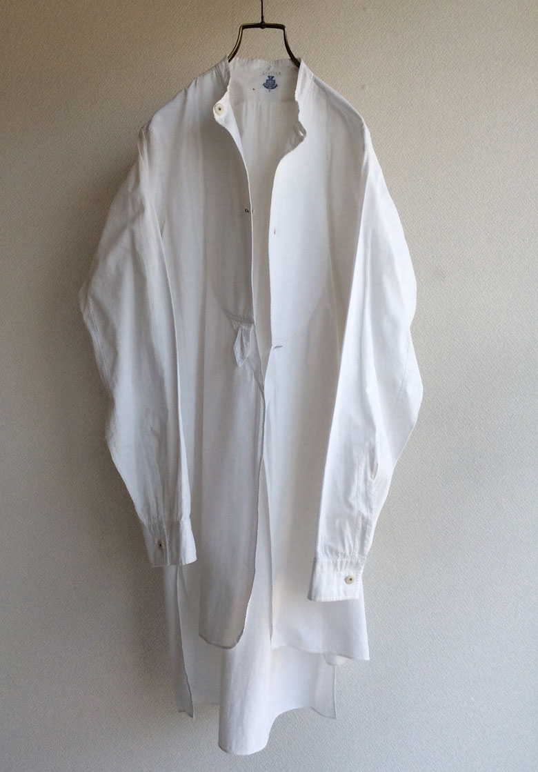 1900～1920年代 フランスアンティーク イブニングシャツ ホワイト 