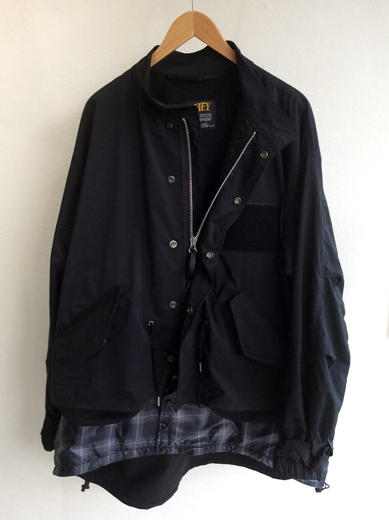 15 STEP COAT BLACK／COMFY OUTDOOR GARMENT - マメチコ Fashion and 