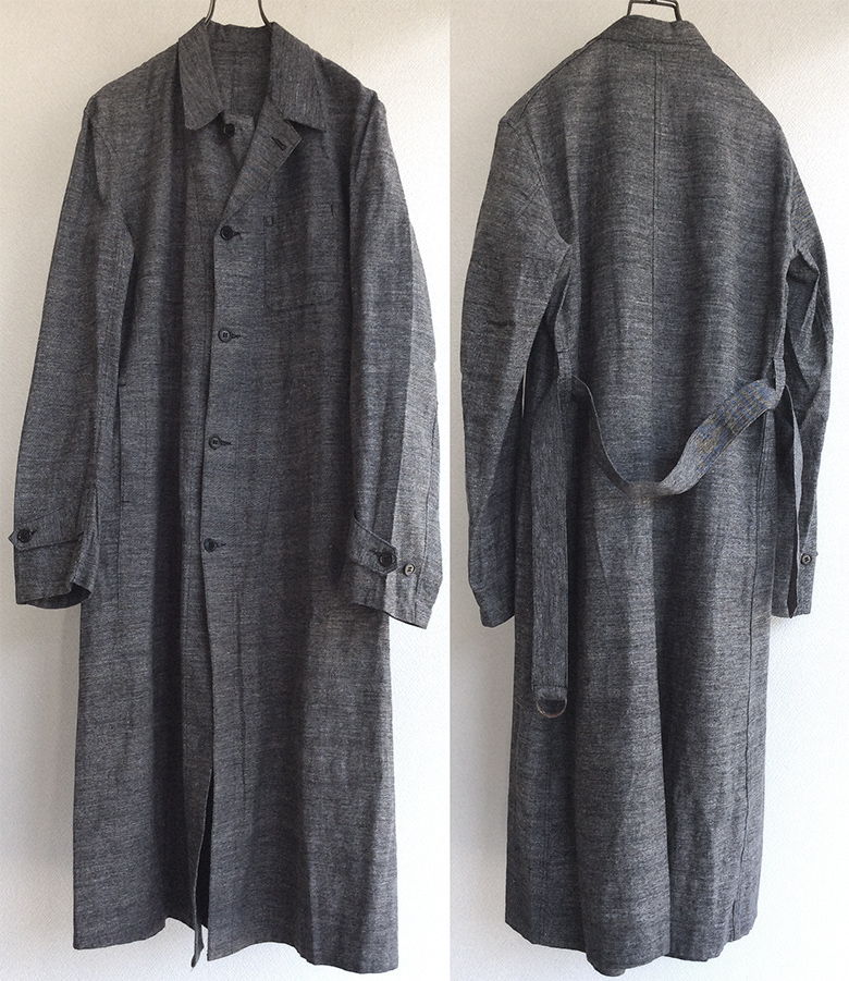 1940's-1950's salt\u0026pepper atelier coat肩幅約50cm