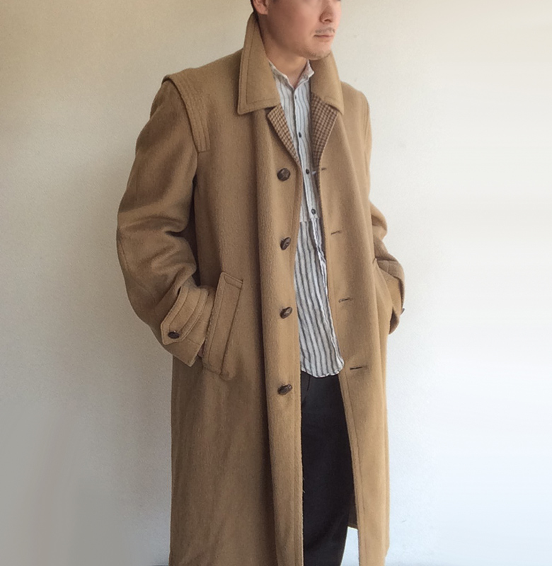 1970年代フランスのウールローデンコート 1970's French Wool Roden