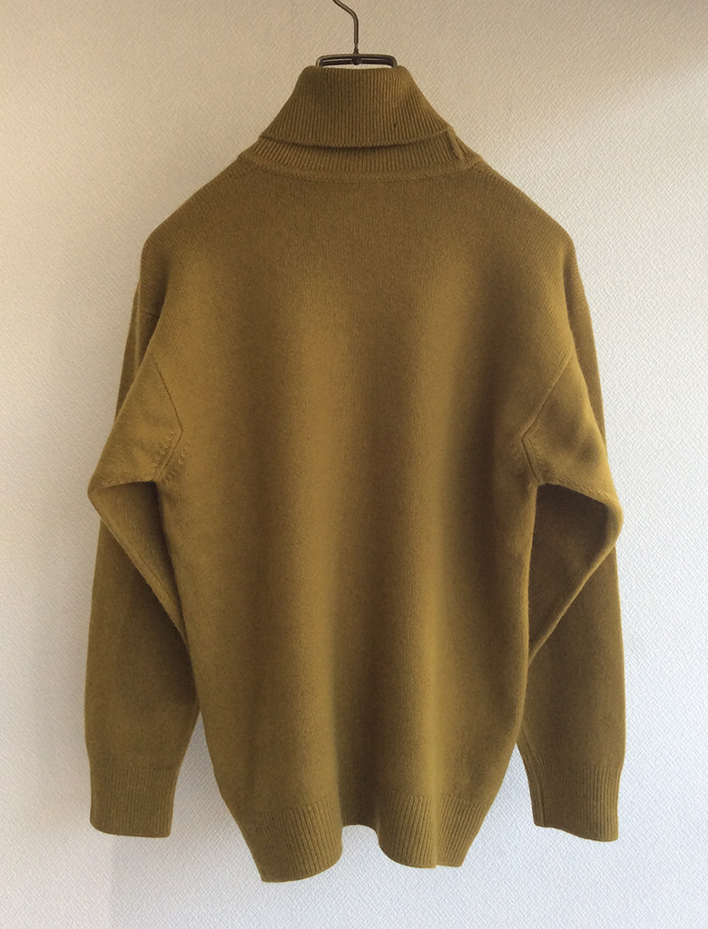 バーバリーのヴィンテージカシミアセーター 1970-1980's British Damaged Cashmere Turtle Neck Knit  Brown - マメチコ Fashion and Vintage 通販