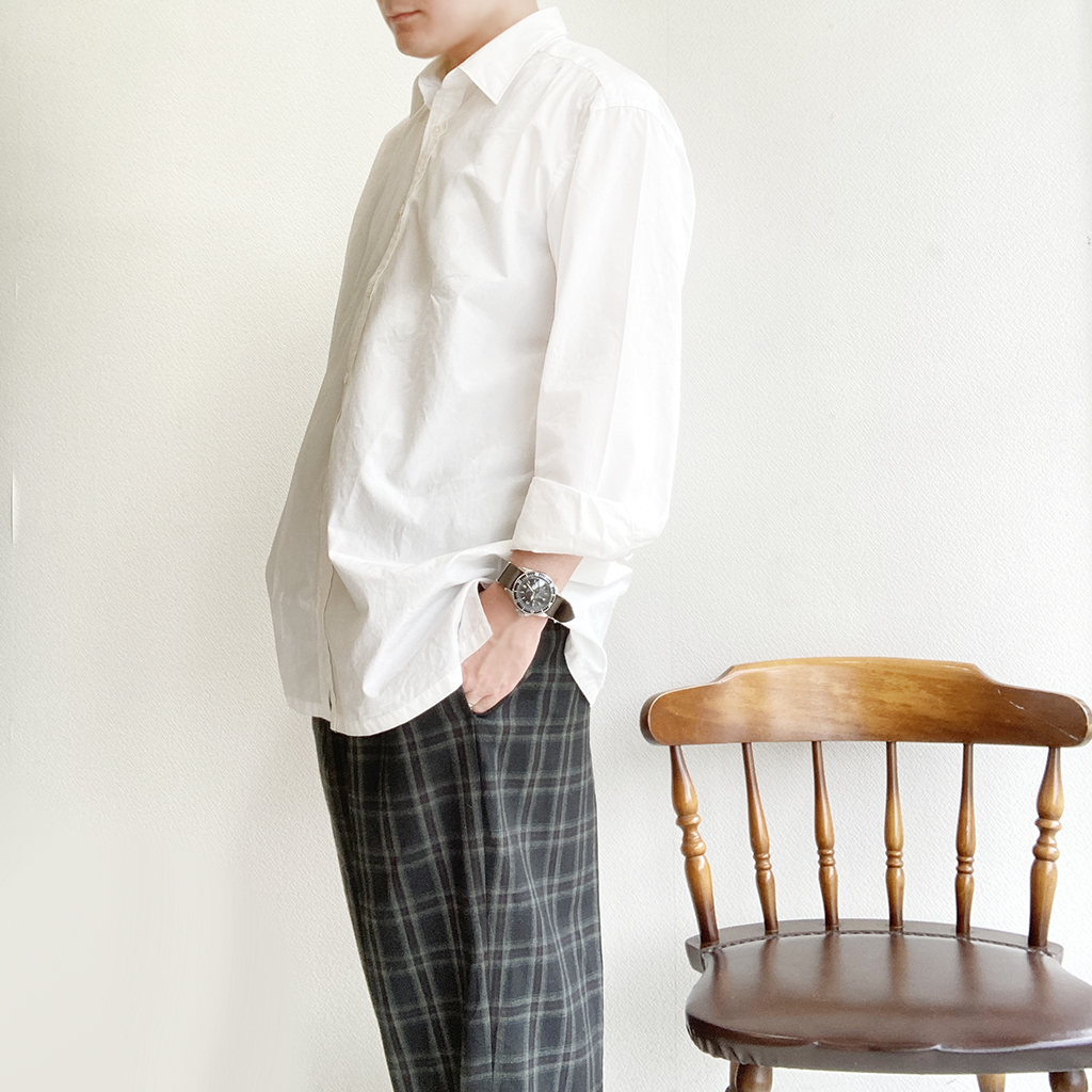 Finx Weather Regullar Collar Shirt WHITE／KAPTAIN SUNSHINE - マメチコ Fashion  and Vintage 通販