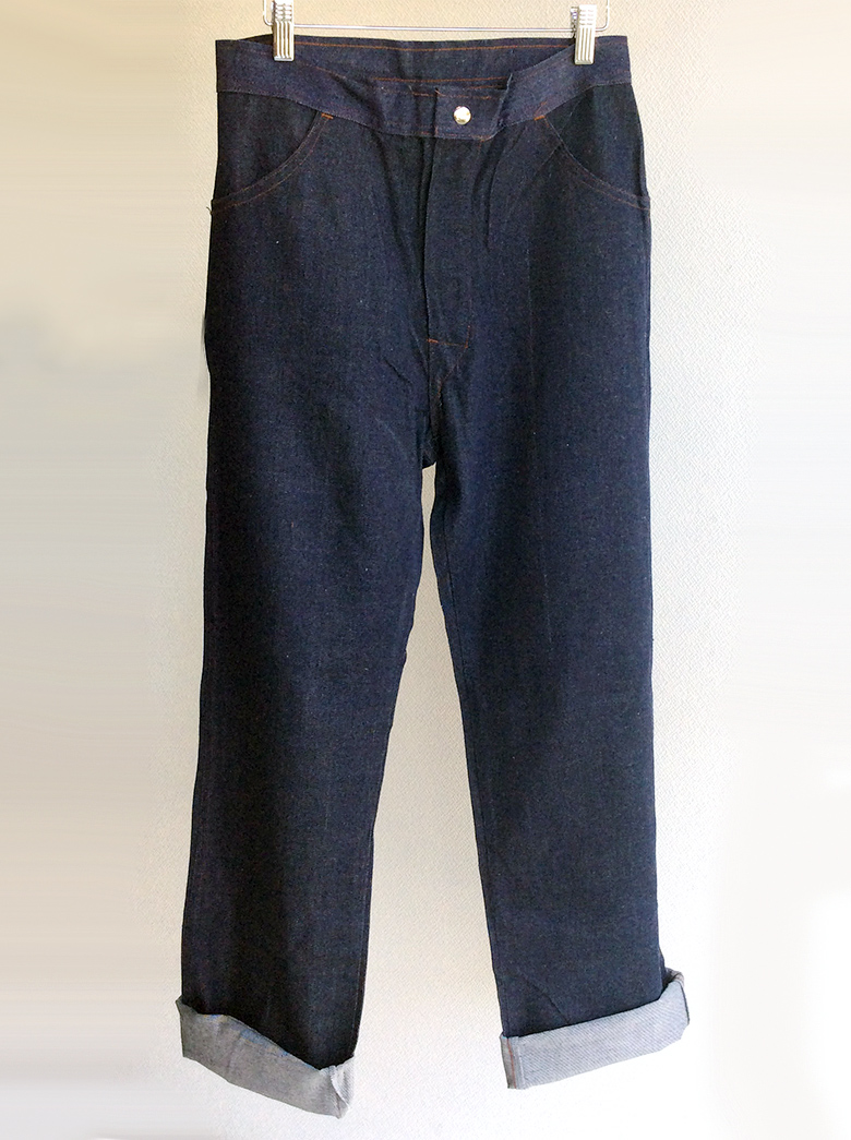 1960年代イギリス刑務所の囚人用デニムパンツ 1960 S Dead Stock British Denim Pants Indigo マメチコ Fashion And Vintage 通販