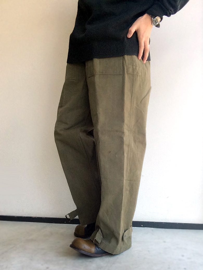 フランス軍50S FRENCH MOTORCYCLE PANTS フレンチモーターサイクル