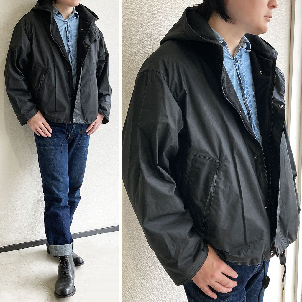 Big Transporter Hoody Jacket Navy／made by BARBOUR × KAPTAIN 