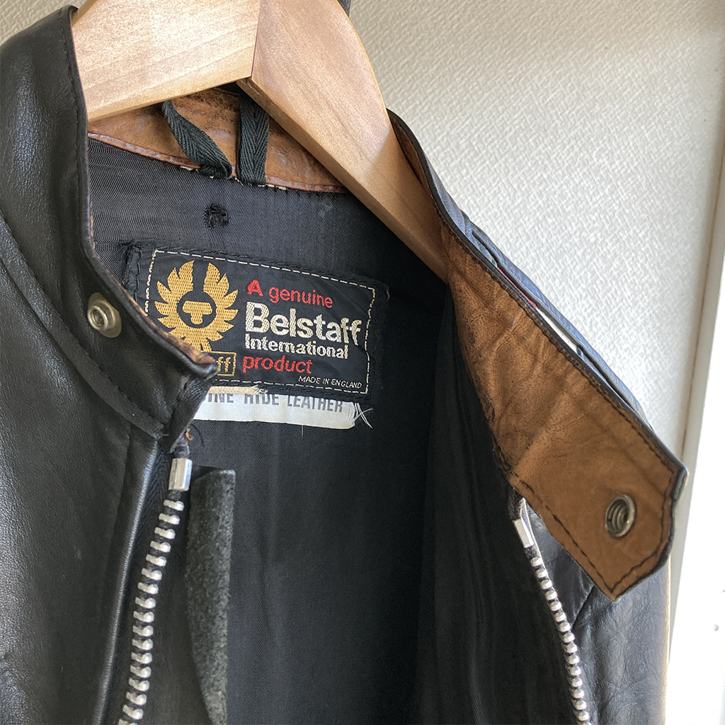 1970's Belstaff Jacket MADE IN ENGLAND　1970年代イギリス製ベルスタッフ シングルライダースジャケット  34サイズ - マメチコ Fashion and Vintage 通販