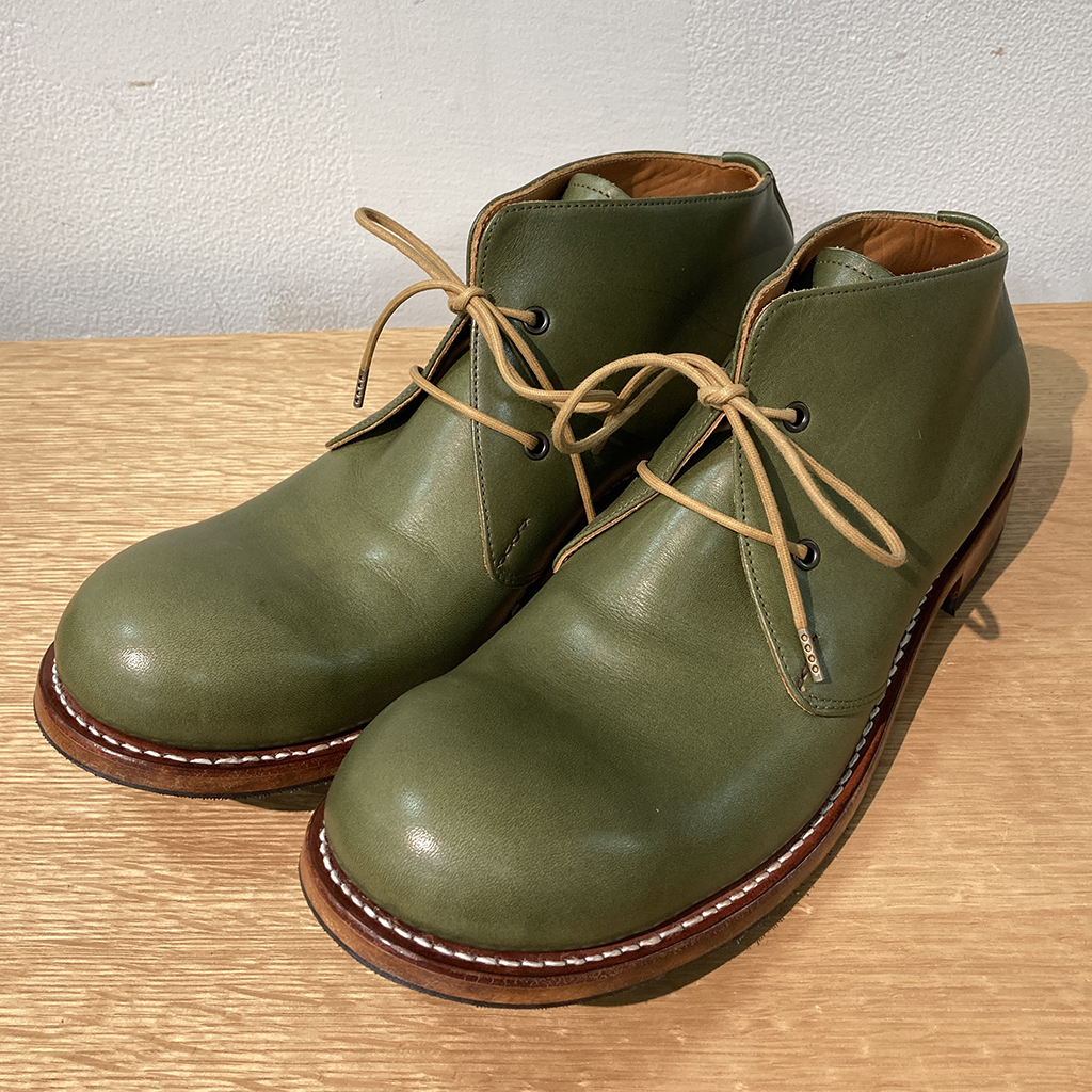 Coppe コッペ グリーン おでこ靴職人ヒラキヒミ マメチコ Fashion And Vintage 通販