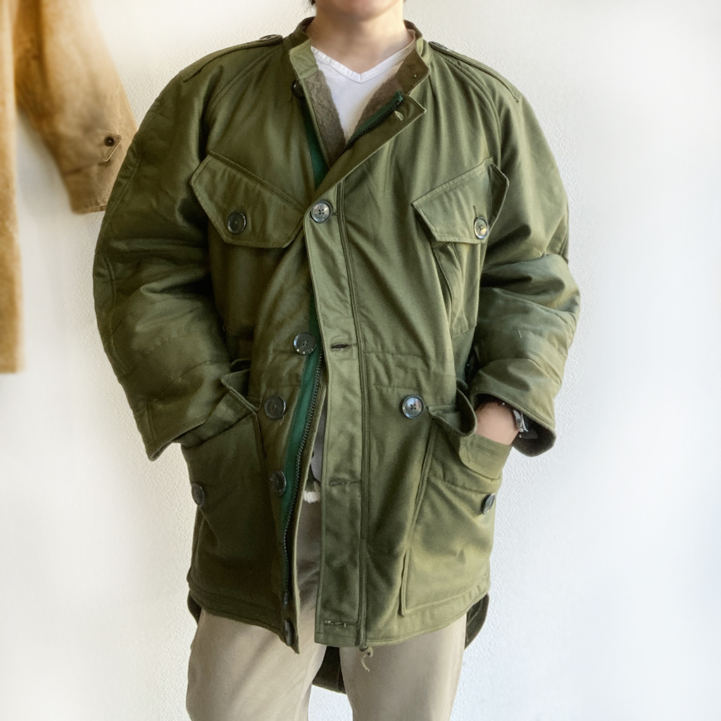 1950's Dead Stock British Royal Army Middle Parka Coat Khaki 50年代デッドストック イギリス軍ロイヤルアーミー ミドルパーカコート - マメチコ Fashion and Vintage 通販