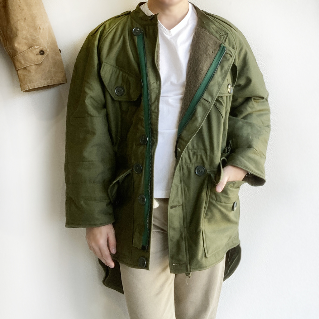 1950's Dead Stock British Royal Army Middle Parka Coat Khaki 50年代デッドストック イギリス軍ロイヤルアーミー ミドルパーカコート - マメチコ Fashion and Vintage 通販