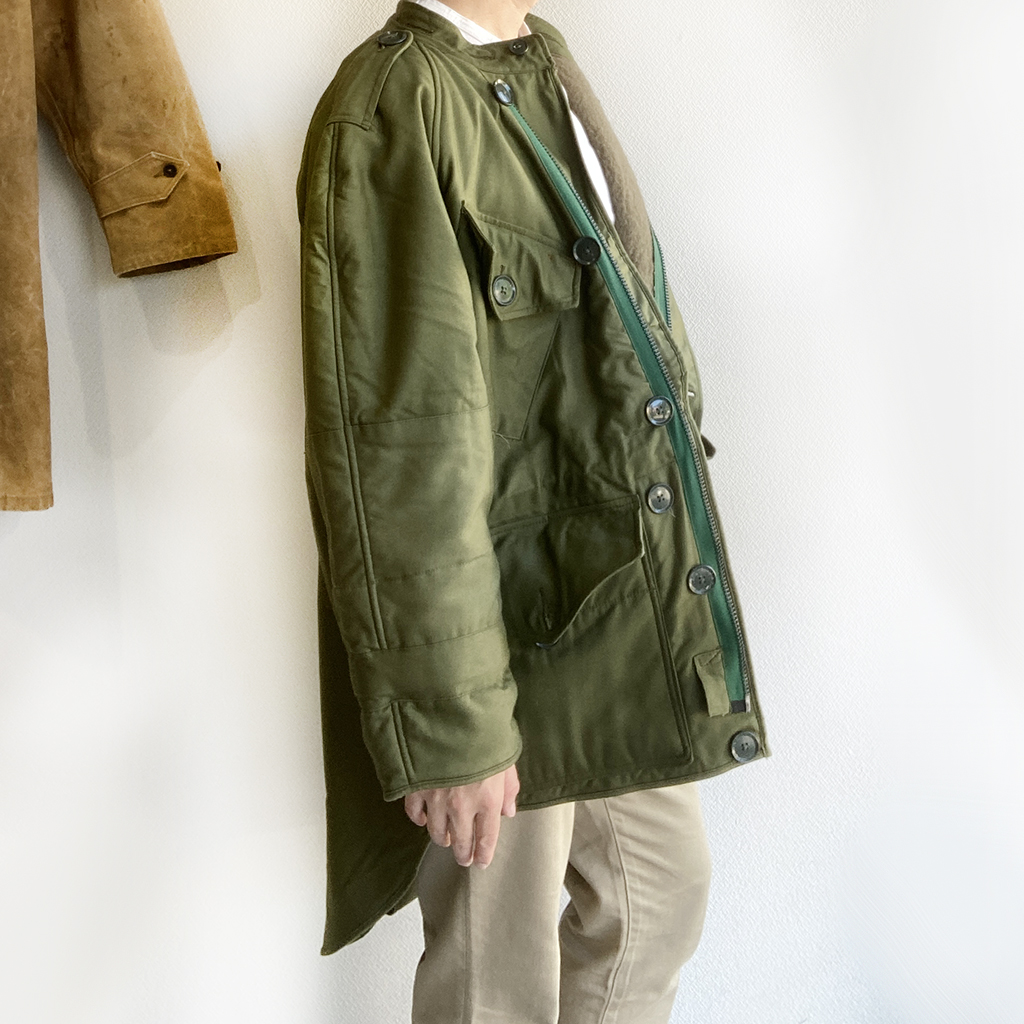 1950's Dead Stock British Royal Army Middle Parka Coat Khaki 50