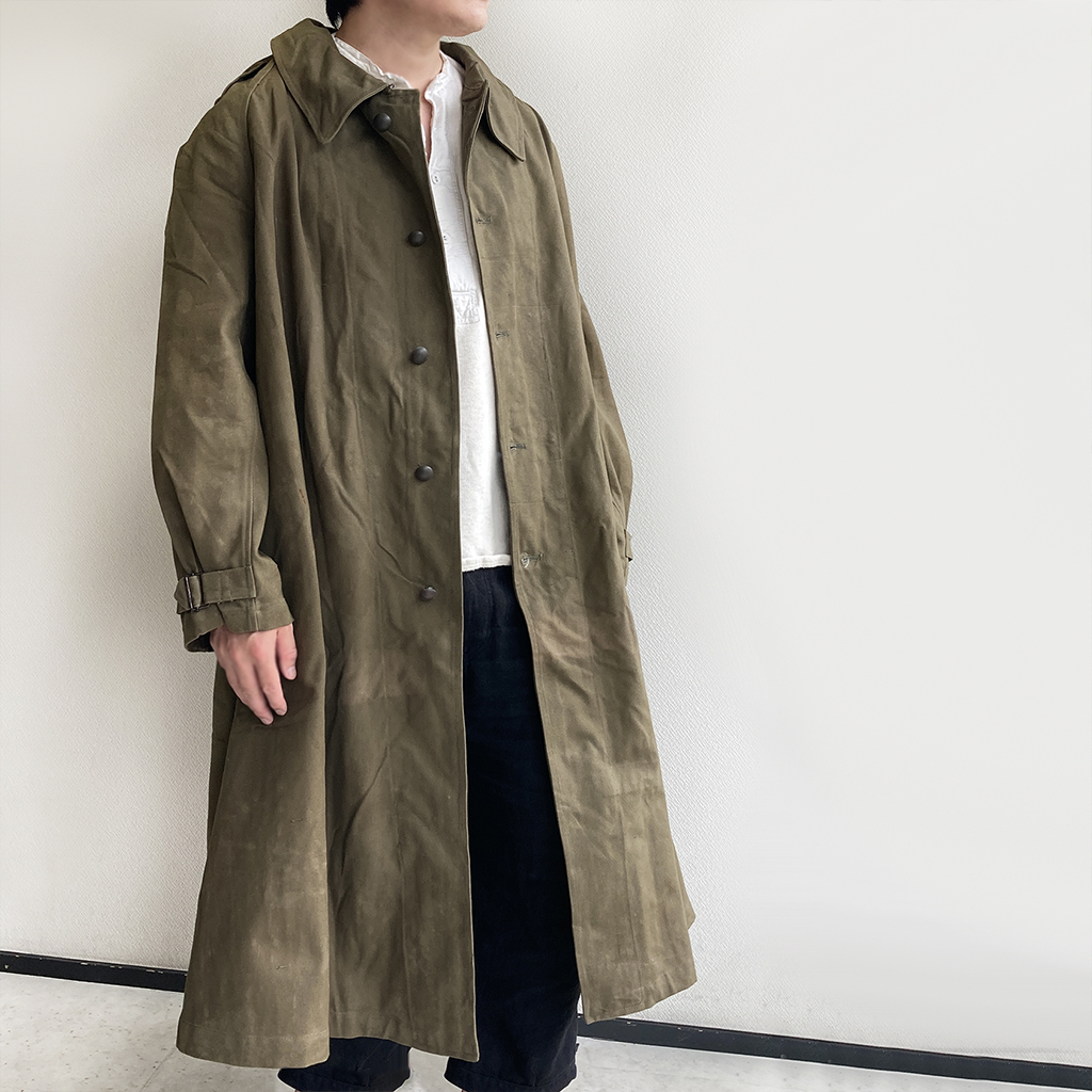 1950's Dead Stock French Military Motorcycle Coat 1950年代フランス ...