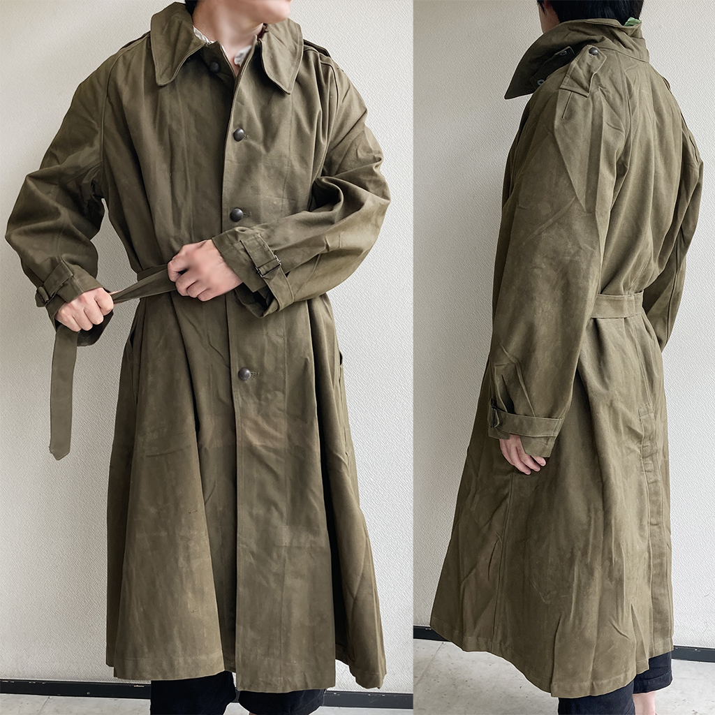 1950's Dead Stock French Military Motorcycle Coat 1950年代フランス 
