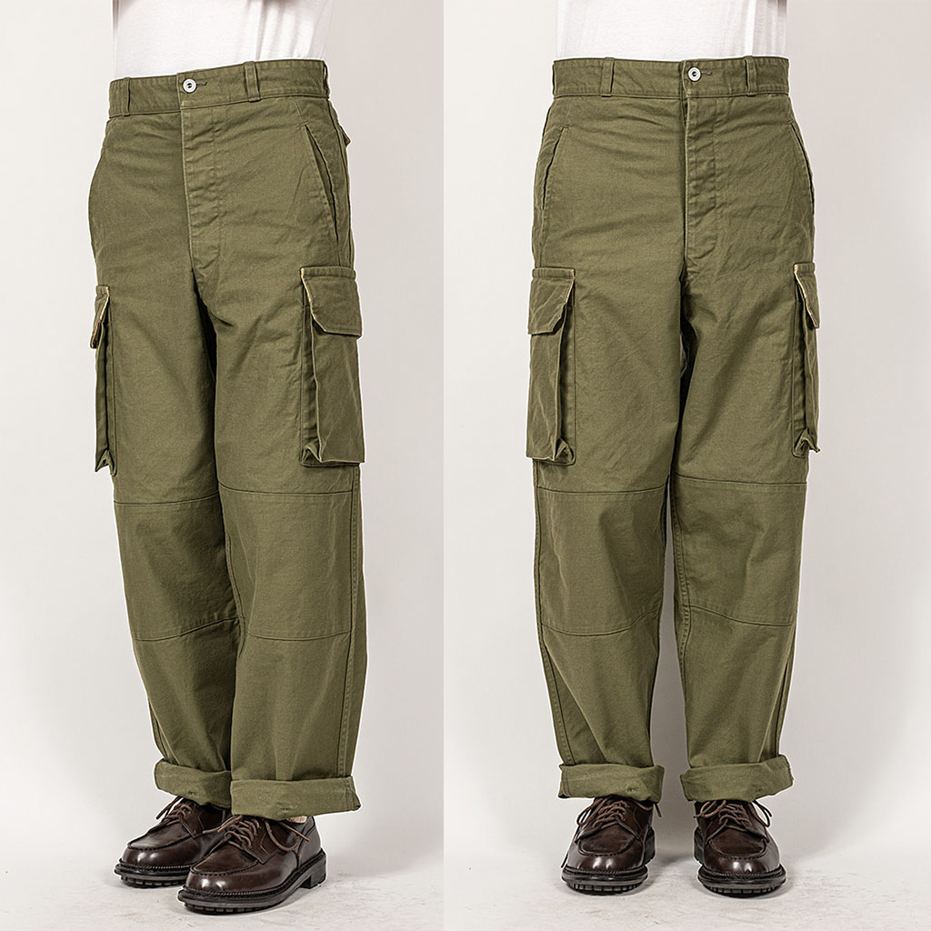 2021AW French Cargo Pants, OD Kersey／Workers - マメチコ Fashion