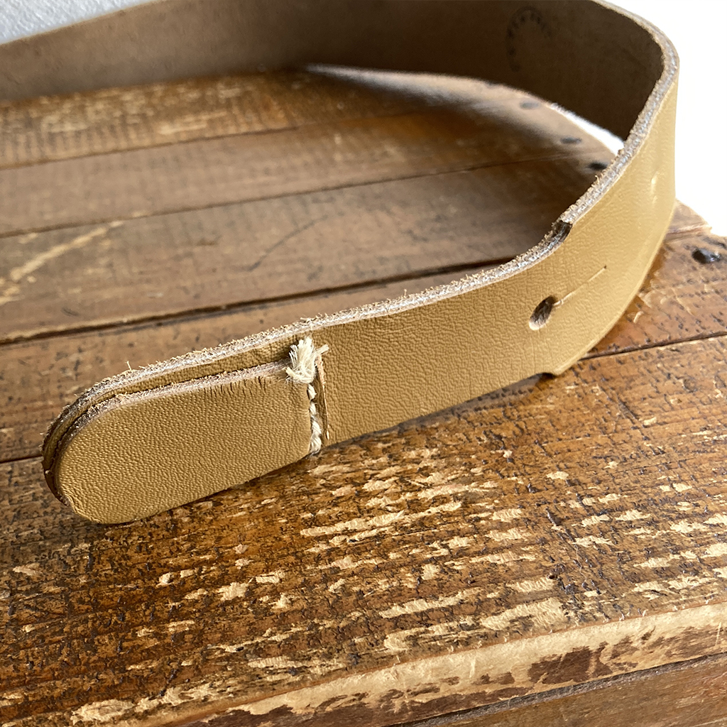 1950年代フランス軍の革ベルト 1950's FRENCH ARMY LEATHER BELT