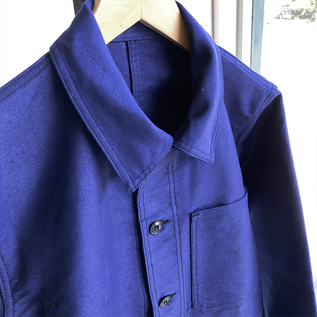 1950年代フランス モールスキンカバーオール 1950's French Moleskin Work Coverall Dark Blue -  マメチコ Fashion and Vintage 通販