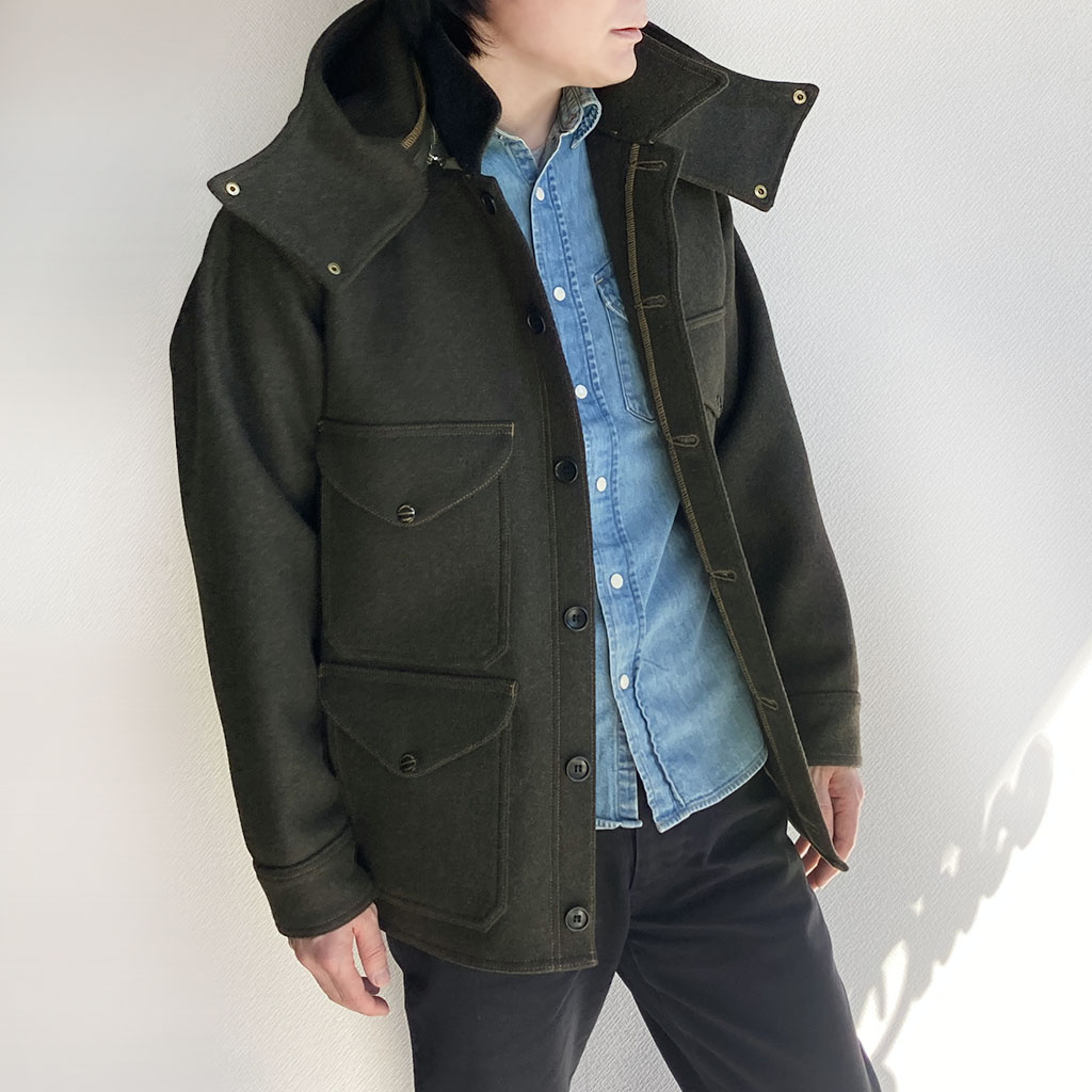 Cruiser Jacket, Wool Melton, Khaki／Workers - マメチコ Fashion and